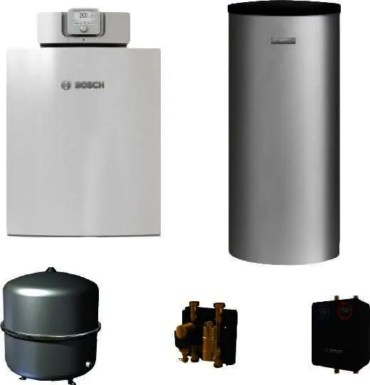 BOSCH Gas-Brennwert-Paket BOPA GC7F23 GC7000F 22, W 160-5 P1 A, HS25/6 MSL