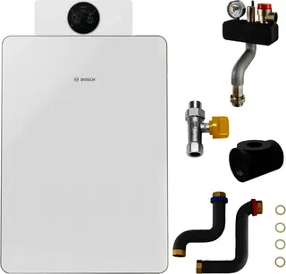 BOSCH Gas-Brennwert-Paket BOPA GC8F101 GC8800iF-15, BCS29, BSS 50, Gashahn 1/2"