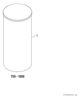 BOSCH Pufferspeicher STORA BH 750-6 1 B für Wärmepumpen, 1820x1030, 750L, silber – Bild 2