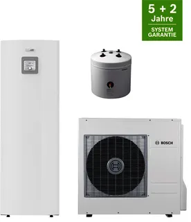 BOSCH Splitwärmepumpen-Paket BOPA CS301 CS3400iAWS 4 OR-S / 10 M, BST50, T-Stück