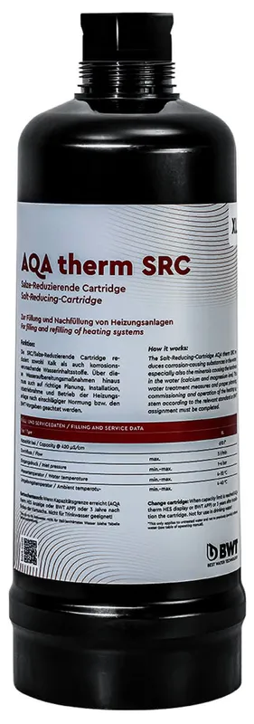 BWT AQA therm SRC XL, Kartusche salzreduz., Kapa. ca.610 l bei 420myS/cm