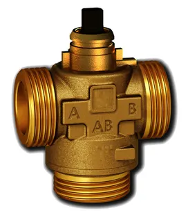 comfort-3-Wege-Zonenventil DN 32 (11/4") ohne Motor Außengewinde Kvs 13,0cbm/h