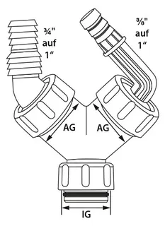 comfort-Kondensat u.Geräteanschlußtülle Save 1" für UP 3/4" auf 1" u. 3/8" m. RV – Bild 3