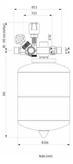 comfort-SicherheitsCenter DN 15 A25 mit Ausdehnungsgefäß 8 Liter – Bild 3