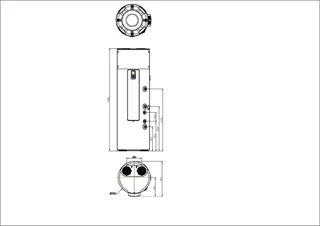 comfort-Warmwasser-Wärmepumpe Typ CV5 mit Wärmetauscher 240 Liter – Bild 2