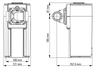 comfort-Wechselfilter WF A25 mit CBS-Lock-Flansch 1" – Bild 3