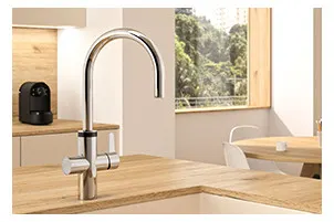 CONTI+ salina Küchenarmatur hybrid KS10 EH-Misch.u.IR, Bat., chrom – Bild 5