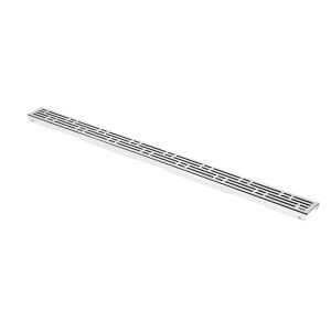 Grille TECE Drainline «basic», acier inoxydable poli (1200 mm)