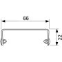 Grille TECE Drainline «basic», acier inoxydable poli (1200 mm)