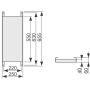 TECE profile mounting plate for support handles and holding systems