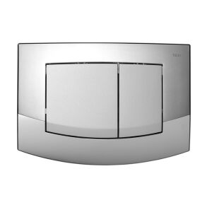 TECE Ambia toilet push plate, chrome, gloss frame, matt buttons