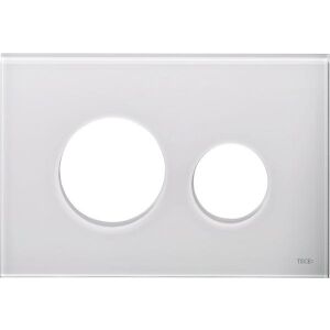 TECE Loop Blende für WC-Betätigung Glas weiß