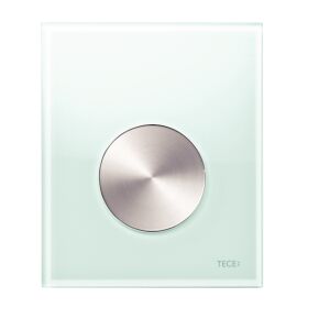 TECE Loop Urinalbetätigung mit Kartusche mintgrün, Edelstahl geb.