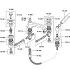 Kludi Adlon Wannen-Armatur Ausladug 220 mm