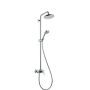 Hansgrohe Croma 220 Showerpipe with single-lever mixer, chrome