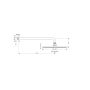 Hansgrohe Raindance Air overhead shower 300mm chrome with 450mm shower arm