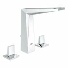 Grohe Allure Brilliant 3-hole basin tap set with pop-up...