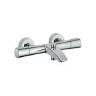 Kludi Zenta thermostat bath and shower mixer tap chrome