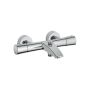 Kludi Zenta thermostat bath and shower mixer tap chrome