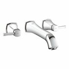 Grohe Grandera 3-hole basin wall-mounted faucet, 234mm spout