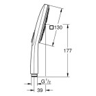 Ducha de mano Hansgrohe Raindance Select E 150 3jet cromo