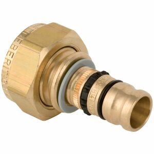 Geberit Mepla adapter with locknut for shut-off valve (40 mm x 1 1/4)