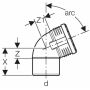 Geberit Silent-PP Bogen 67,5° 160mm