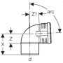 Geberit Silent-PP Bogen 87,5° 125mm