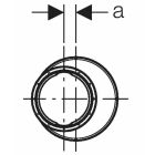 Geberit Silent-PP Reduktion exzentrisch Standard 110mm/40mm