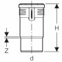 Geberit Silent-PP long socket 125mm