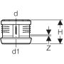 Μανίκι μετάβασης Geberit Silent-PP σε Slient db 20 και PE 75mm/75mm