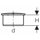 Geberit Silent-PP zásuvka 125 mm