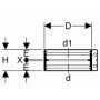 Geberit transition clamping connector