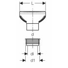 Geberit Silent db 20 havalandırma valfi GRB90