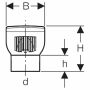 Robinet de ventilație Geberit Silent db 20 GRB90