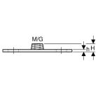 Placă de plafon Geberit cu mufă filetată M10 / G 1/2