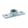 Geberit base plate, square, two-hole, with threaded sleeve