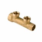 Geberit distributor with threaded connection, brass,...