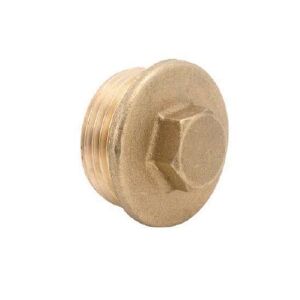 Brass threaded fitting, male plug (1/4)