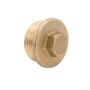 Brass threaded fitting, male plug (1/4)