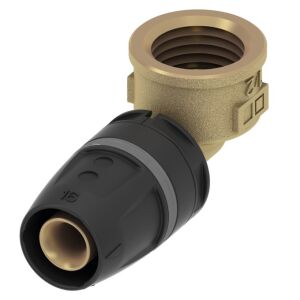 TECElogo elbow transition coupler, brass (20 mm x 3/4)