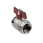 TECEfloor ball valve with flat seal IG 3/4" x AG...