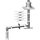 Wolf DN80 connection set for exhaust gas pipe for shaft...