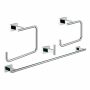 Grohe Essentials Cube Bad-Set 4 in 1 chrom