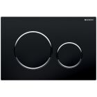 Geberit Sigma20 dual-flush actuator plate (black/glossy...