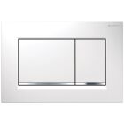 Geberit Sigma30 dual-flush actuation plate (white/glossy...