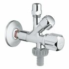 Grohe Kombi-Eckventil 22036 DN15 1/2 x 3/8 x 3/4 selbstd. Anschlussgewinde, chrom