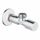 Grohe Eckventil 22043 1/2x1/2 Rosette Metallgriff selbstd. Anschlussgewinde, chrom