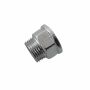 Brass threaded fitting extension, chrome-plated (3/4)