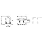 TECEflex Bodenmontage-Garnitur für Ventilkompakt-Heizkörper (16 mm)